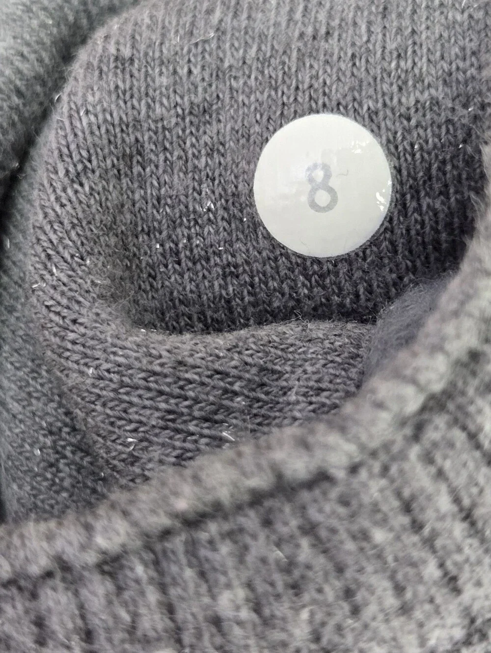 Lululemon Scuba Jacket Full Zip Hoodie Size 8 Grey Sparkle